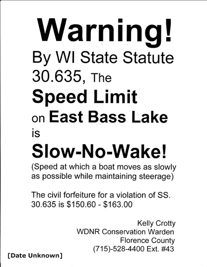 Bass slow-no-wake 8