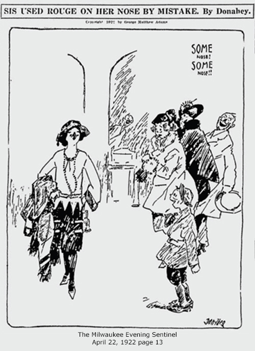 Flapper cartoon