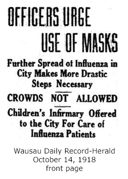 Combat flu with masks