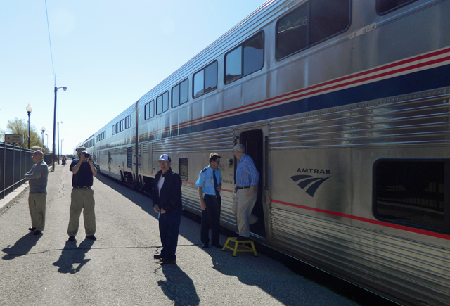 Amtrak attendant