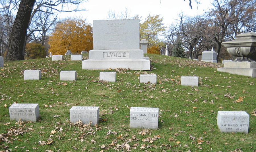 Bradley plots at Forest Home cemetary