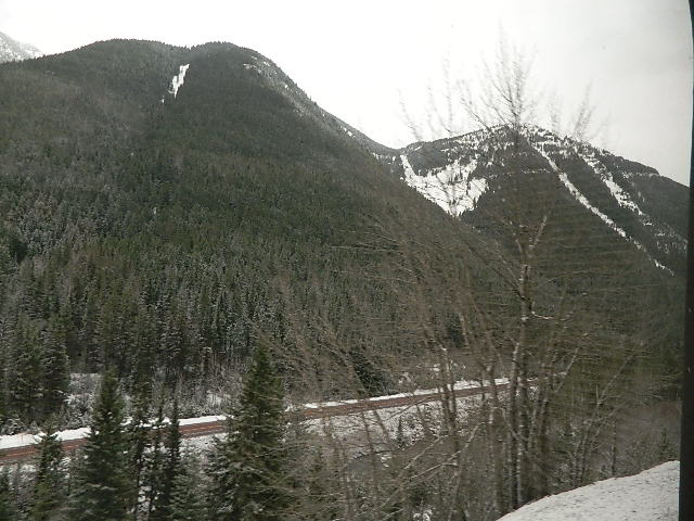 Nearing Spokane snow